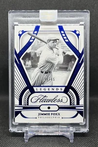 2024 Panini Flawless JIMMIE FOXX Legends Encased SAPPHIRE 15/15 Philadelphia SP - Picture 1 of 3