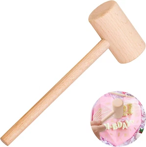 Wooden Crab Mallet for Chocolate, Mini Wooden Hammer Multi-Purpose for Kids Toys - Picture 1 of 12