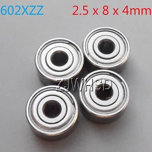 4pcs 602Xzz Sealed Bearing 2.5 x 8 x 4 mm for TAMIYA TRAXXAS ALIGN RC Hobby DIY - Picture 1 of 1