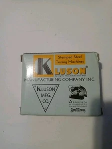 Kluson KD-3-NPKDR Double Line, Double Ring, Deluxe Tuning Machines - Nickel - Picture 1 of 3