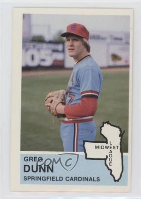 1982 Fritsch Midwest League Stars of Tomorrow Greg Dunn #269 - Image 1 of 2