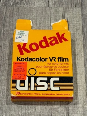 KODAK OLD VINTAGE Kodacolor VR DISC Film Color Prints 15 Shots Expired 1988 - Image 1 of 4