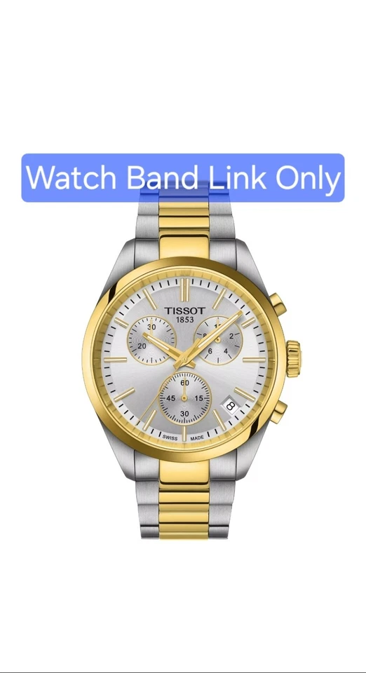 1 - часы ссылка для Tissot PR 100 40 мм двухцветный #T150.417.22.031.00 - Изображение 1 из 1