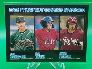 2022 Topps Heritage Minors Black #188 Nick Yorke/Justin Foscue #29/50 - Picture 1 of 2