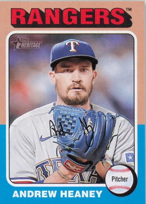 2024 Topps Heritage Baseball #478 Andrew Heaney Texas Rangers - Image 1 of 1