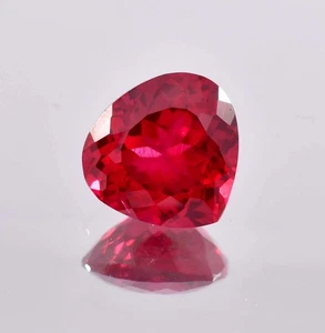 AAA+ 12 x 12 mm Flawless Mogok Blood Red Ruby (GIT Certified) Loose Gemstone - Picture 1 of 6