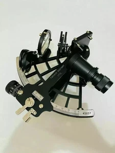 Tamaya Sextant 1712 9" Herramienta de Navegación Marina Negra Trabajo Náutico Artículo de Regalo - Imagen 1 de 14
