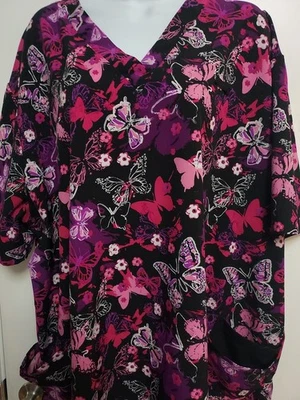 Blusa esfoliante feminina Scrubsoul 3XL elegante para seu guarda-roupa - Imagem 1 de 4