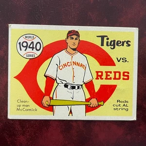 Juego Fleer Serie Mundial 1970 1940 Frank Mccormick Rojos Tigres - En muy buena condición-excelente - Imagen 1 de 2