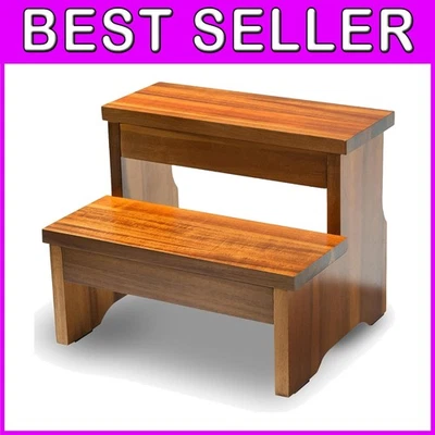 Portable 2-Step Stool for Kitchen & Bathroom - Image 1 of 4