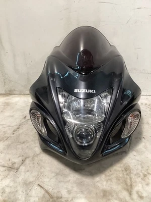 2008 08-20 HAYABUSA GSXR 1300 ПЕРЕДНИЙ ВЕРХНИЙ ОБТЕКАТЕЛЬ ФАРЫ СЕРЫЙ OEM - Изображение 1 из 4
