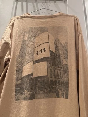 Jay -Z Tour Shirt Long Sleeve Rap Tee 4:44 Tour New York Fits Size XL Hip Hop - Image 1 of 4