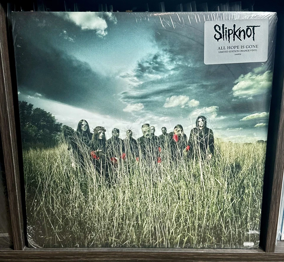 SLIPKNOT ALL HOPE IS GONE 2xLP RECORD ORANGE COLORED VINYL NEW SEALED - Image 1 of 1