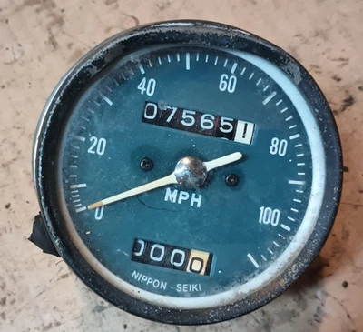 Honda 1971-1972 CB350 CL350 K3 K4 velocímetro odómetro medidor de viaje Foto 1 de 4