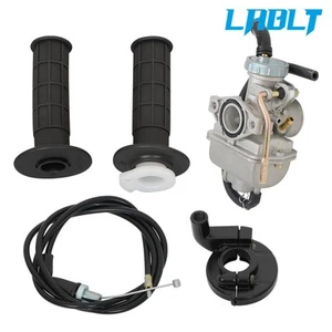 LABLT Carburetor w/ Throttle Grip Cable For Honda 1979-1984 XR80 1971-1973 SL70 - Picture 1 of 12