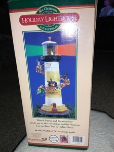 Urlaub Leuchtturm Deko Weihnachtsmann und Rentier - Bild 1 von 20