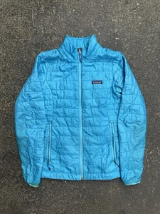 Patagonia Nano Puffer Primaloft Coat Women’s XS Blue Winter Outdoor - Picture 1 of 6