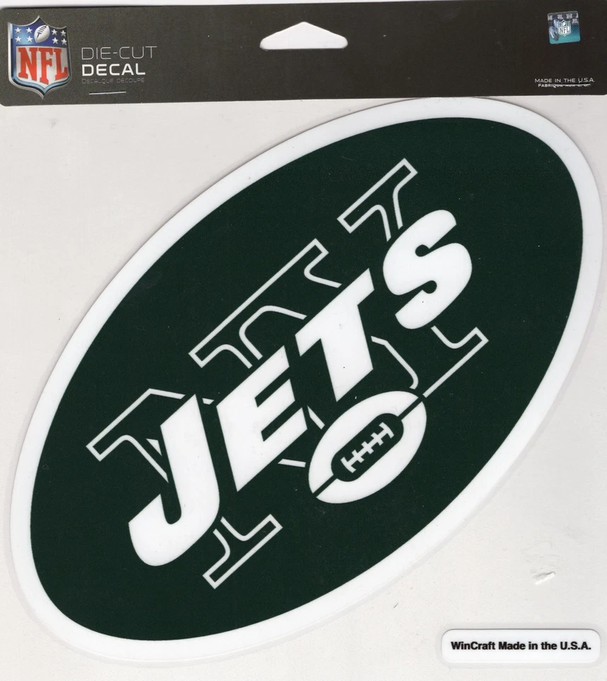 WinCraft New York Jets Die Cut Decal  9.25" x 5.5" (Color) - Image 1 of 1