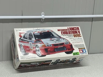 NIB Tamiya Mitsubishi Evolution 5 WRC 58225 Vintage RC Car UNBUILT KIT 1/10 1998 - Image 1 of 4