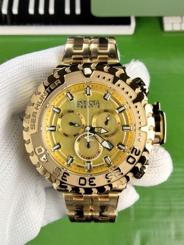 Invicta Reserve 54mm Venom Cobra Black MOP Dial,Swiss Quartz Watch