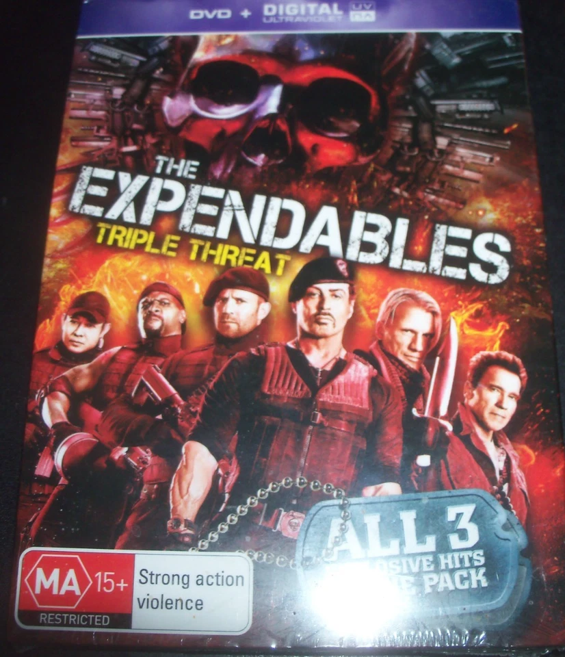 The Expendables / Expendables 2 / Expendables 3 (Australia Region 4) DVD - New - Image 1 of 1