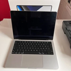 Apple MacBook Pro 14 cali (512GB SSD, M1 Pro, 16GB) Laptop - srebrny uszkodzony - Zdjęcie 1 z 4