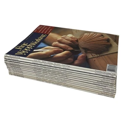 Fine Woodworking Magazine Complete Years 1985 and 1986 12 Vintage Issues Foto 1 de 4