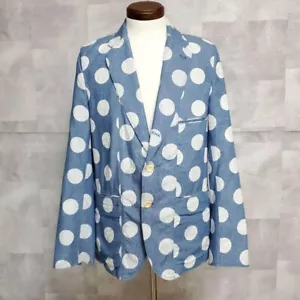 Paul Smith Red Ear polka dots Light Denim Jacket Blouson Size L Indigo Used - Picture 1 of 10