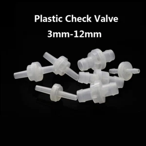 Válvula de retención de plástico de 3 mm-12 mm Válvula antirretorno unidireccional Diafe de aire de agua para acuario - Imagen 1 de 7