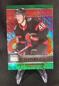 2021-22 Skybox Metal Universe Jacob Bernhard-Docker Prospects Star Emeralds /10 - Picture 1 of 2