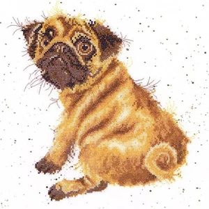 Kit A Punto Croce Chien Carlin XHD11 Bothy Threads - Picture 1 of 6