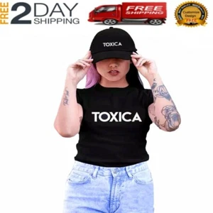 TOXIC T-SHIRT CUSTOMIZED BY ORDER T-SHIRT WITH CUTE MESSAGE 74 - Picture 1 of 14