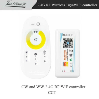WiFi Tuya RF LED Strip Controller + 2.4G Touch Remote for 5050 RGB RGBW RGBCCT - Image 1 of 4