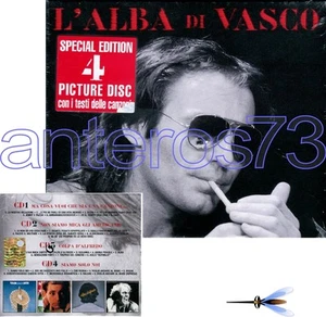 VASCO ROSSI "L'ALBA DI VASCO" RARO BOX 4 CD PICTURE DISC - SIGILLATO - Picture 1 of 1