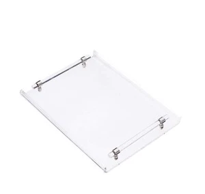 Acrylic Tray Breakfast Tray Serving Traywith Acrylic Handlestraydecorativefor C - Picture 1 of 9