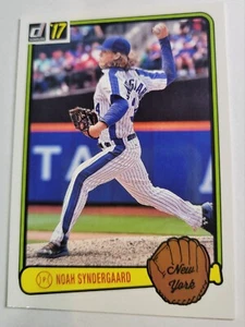 2017 NOAH SYNDERGAARD Donruss Retro Variation 1983 Card #RV-22 New York Mets - Picture 1 of 2