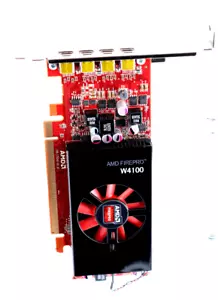 Dell AMD FirePro W4100 2GB GDDR5 4x Mini Display Port PCI-E x16 Video Card - Picture 1 of 1