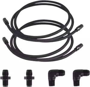 2 X 6AN PTFE Transmission Cooling Line Fits for 4L60 700R4 TH350 TH400 Transmiss - Picture 1 of 6