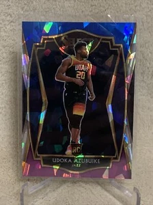UDOKA AZUBUIKE 2020-21 SELECT BLUE WHITE PURPLE CRACKED ICE CONCOURSE PRIZM RC - Bild 1 von 2