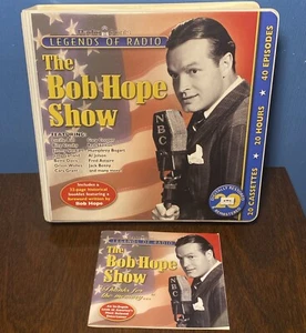 VINTAGE The Bob Hope Show Legends of Radio 20 Cassette Tape Box Set, 40 EPISODES - Picture 1 of 12
