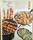 Birds Eye frozen meals print ad 1960 retro 1960s vintage art food decor advert
