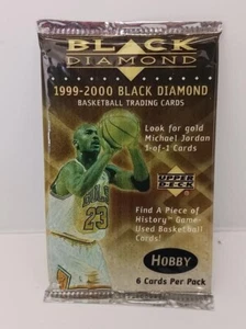 1 PACK 1999 UPPER DECK BLACK DIAMOND BASKETBALL HOBBY PACK FROM SEAL BOX - Picture 1 of 8