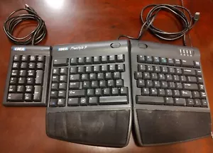Kinesis - Freestyle 2 - Ergonomic Split Keyboard + Number Pad + Risers - Tested - Picture 1 of 8