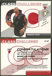 2002-03 Topps Xpectations Class Challenge Relics #CC-MF Marcus Fizer Bulls SHIRT - Picture 1 of 1