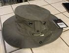 Tilley T3 Wanderer Snap-Up Canvas Duck Hat Distressed Size 7 5/8 (xl) Olive