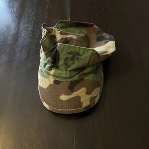 Marine Corps Woodland Utility Cover - USMC Pattern 8-Point Hat Cover - X-small - Picture 1 of 6