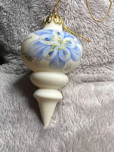 Vintage 1983 New Dawn Creation Colorado Porcelain hand painted ornament Jan Tice - Picture 1 of 5