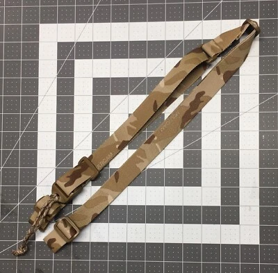 LIVESOUTSIDE.COM LIVESOUTSIDE MultiCam Arid 2 Point Quick Adjust Sling FDE Tan Tactical USS Made!