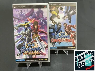 PSP Sengoku Basara Battle Heroes and Chronicle Heroes Lot of 2 set Japan Game - Image 1 of 4