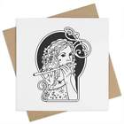 'Flute Player' Greeting Cards (GC017502)